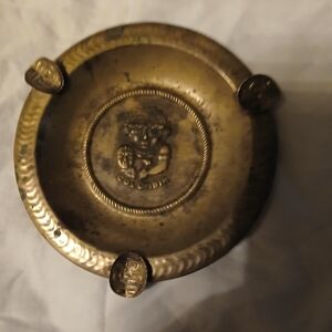 Vintage Brass Columbian Decorative Ashtray